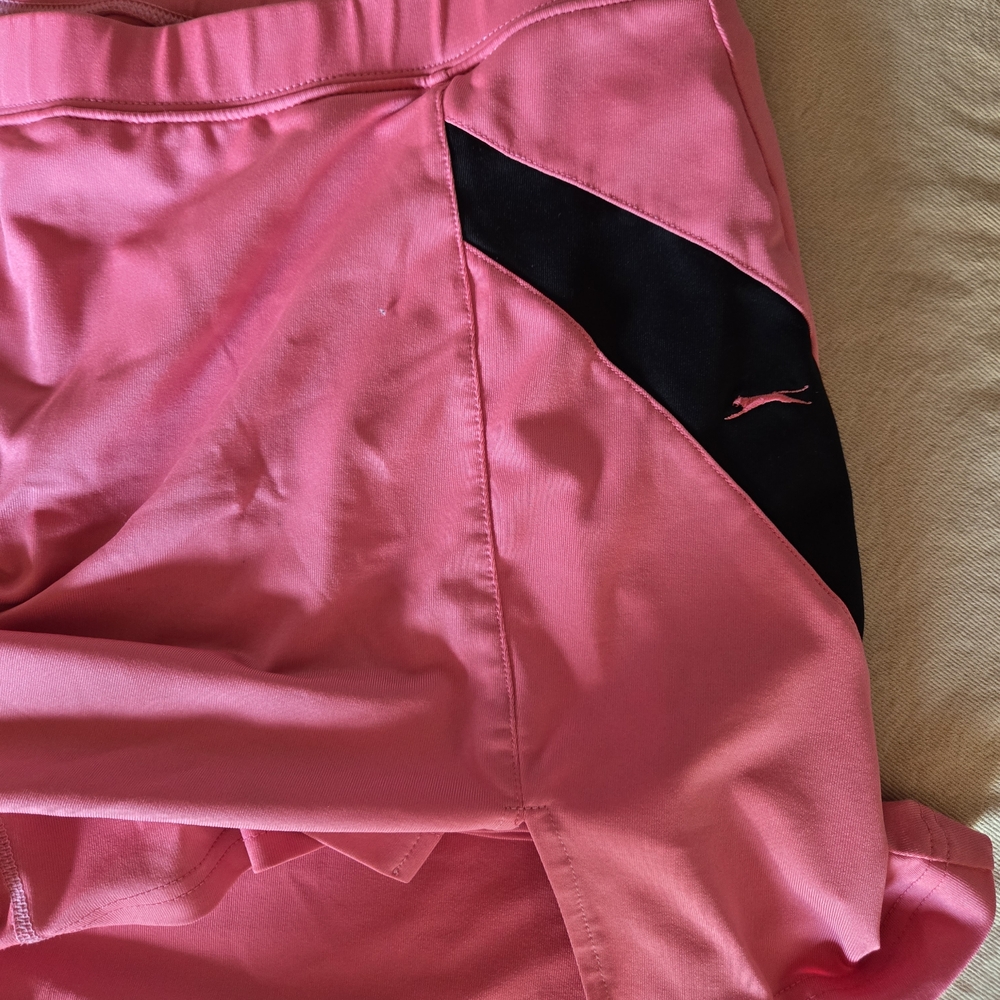 Slazenger Pink and Black Athletic Skirt